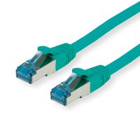 VALUE Patchkabel Cat.6A (Class EA) S/FTP (PiMF), LSOH, grün, 15 m