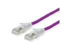 DÄTWYLER Patchkabel Kat.6A (Class EA) S/FTP, CU 7702 flex LSOH, AMP v2, violett, 5 m