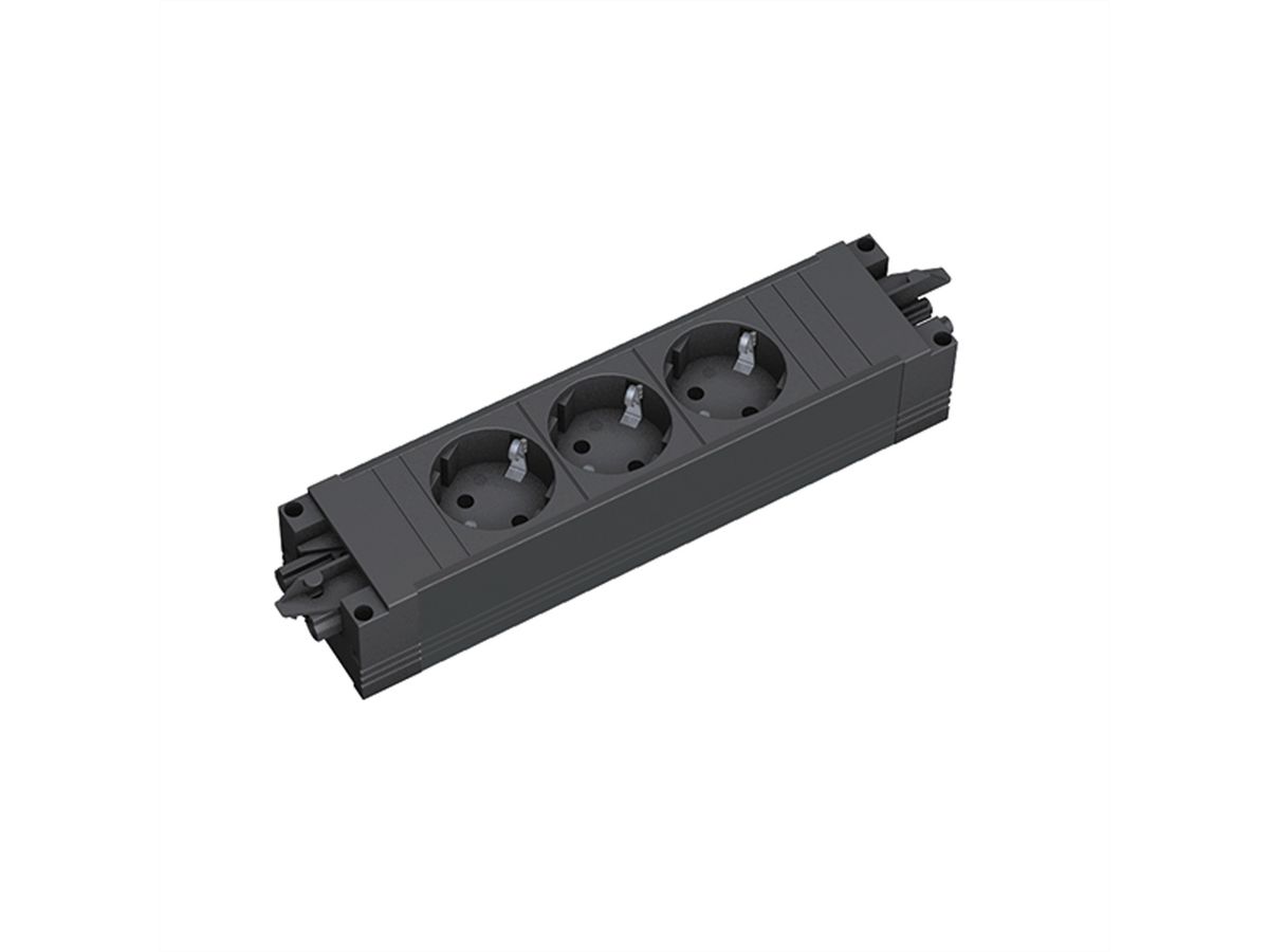 BACHMANN STEP BASE 3xCEE7/3 GST18, schwarz