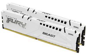Kingston Technology FURY Beast 32GB 6000MT/s DDR5 CL36 DIMM (Kit of 2) White EXPO