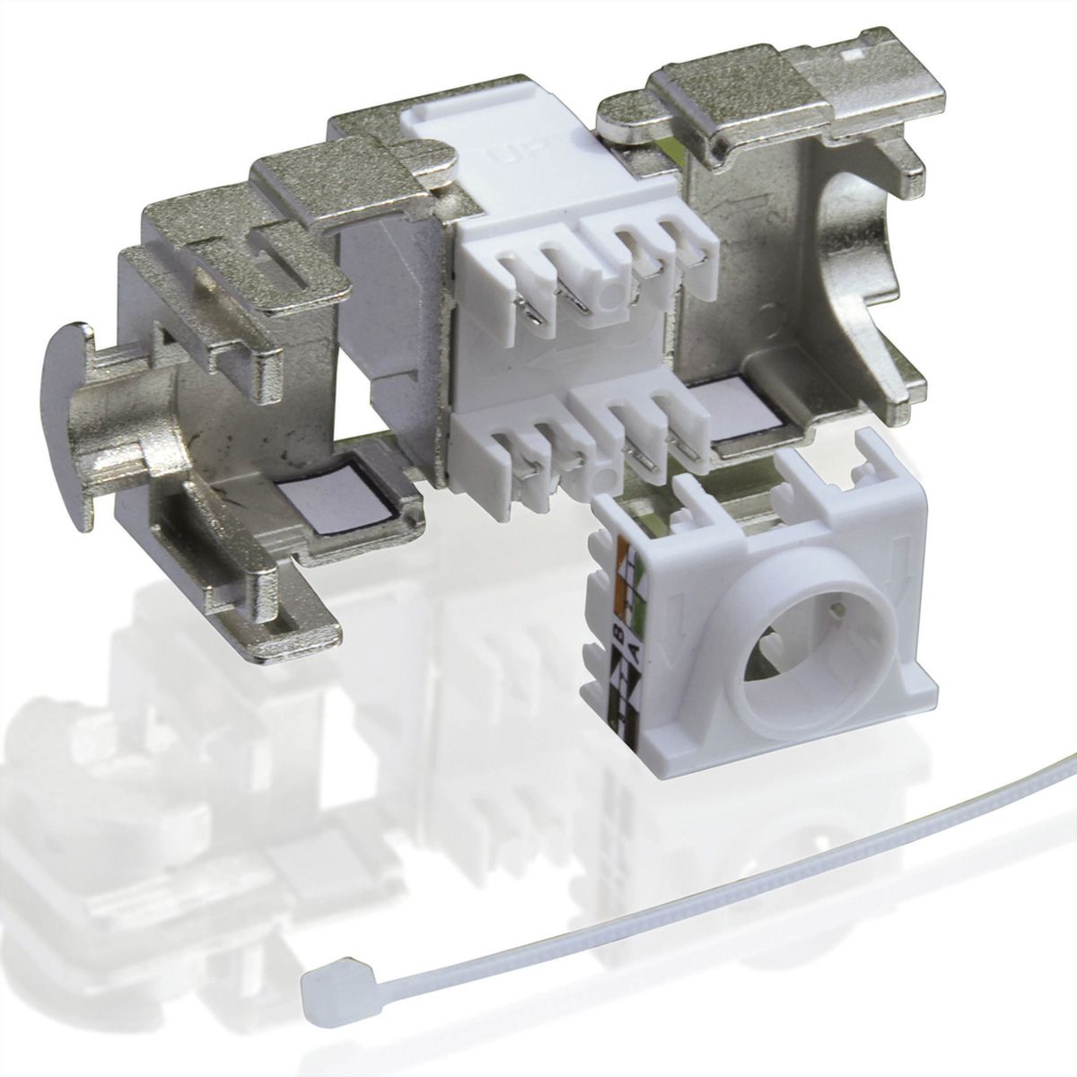 VALUE Cat.6A (Class EA) Keystone, RJ-45, geschirmt, werkzeuglos