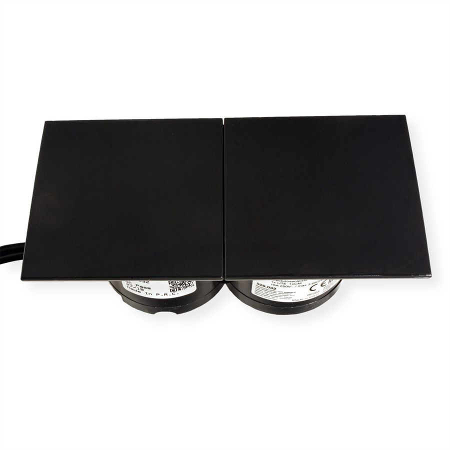 BACHMANN DUE 2x Cover, schwarz