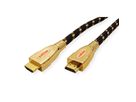 ROLINE GOLD HDMI Ultra HD Kabel mit Ethernet, ST/ST, 1 m