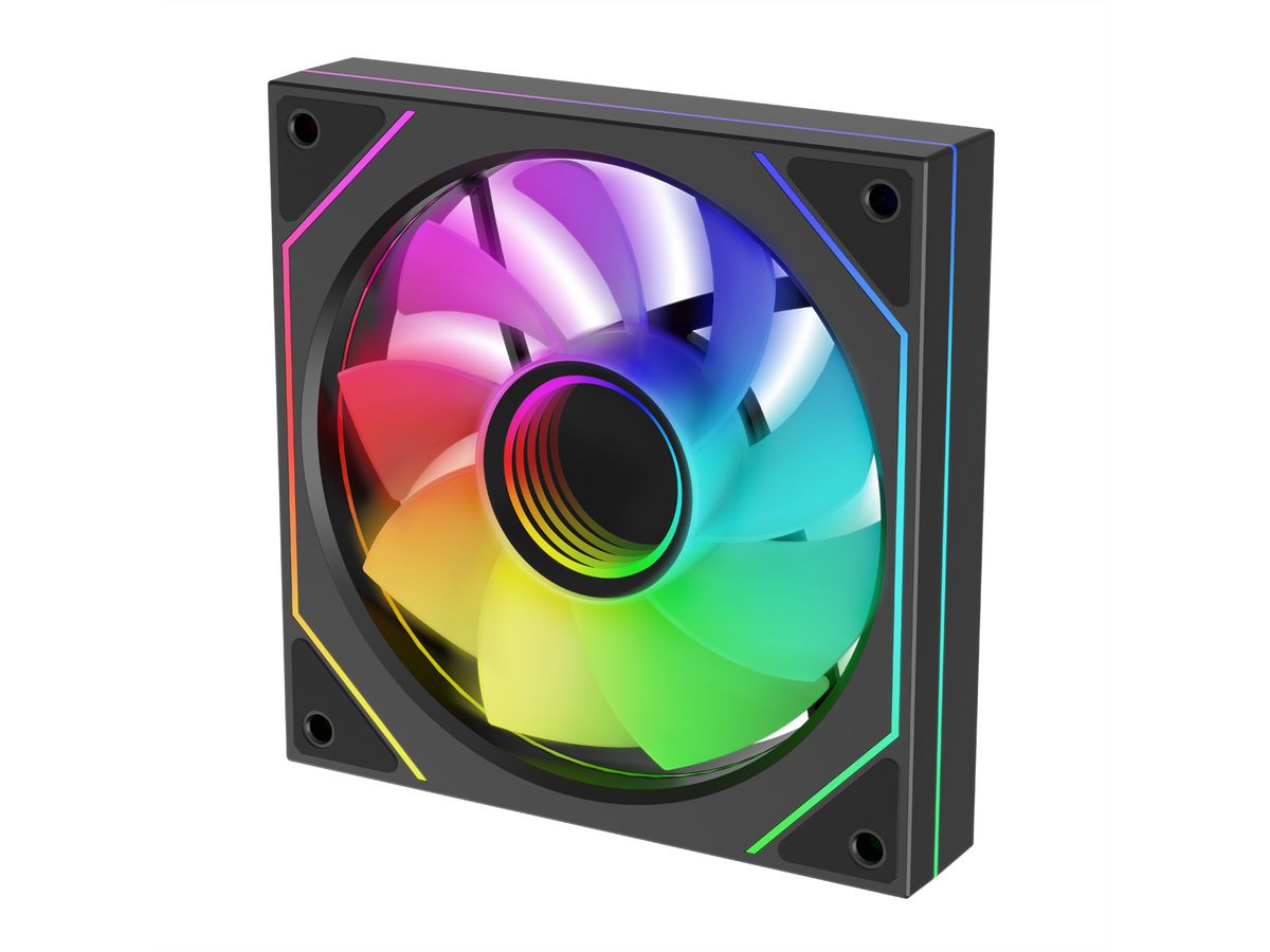 XILENCE XF079 Reverse Gehäuselüfter, mit Infinity-Mirror-Design