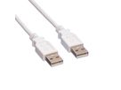 VALUE USB 2.0 Kabel, Typ A-A, weiß, 0,8 m