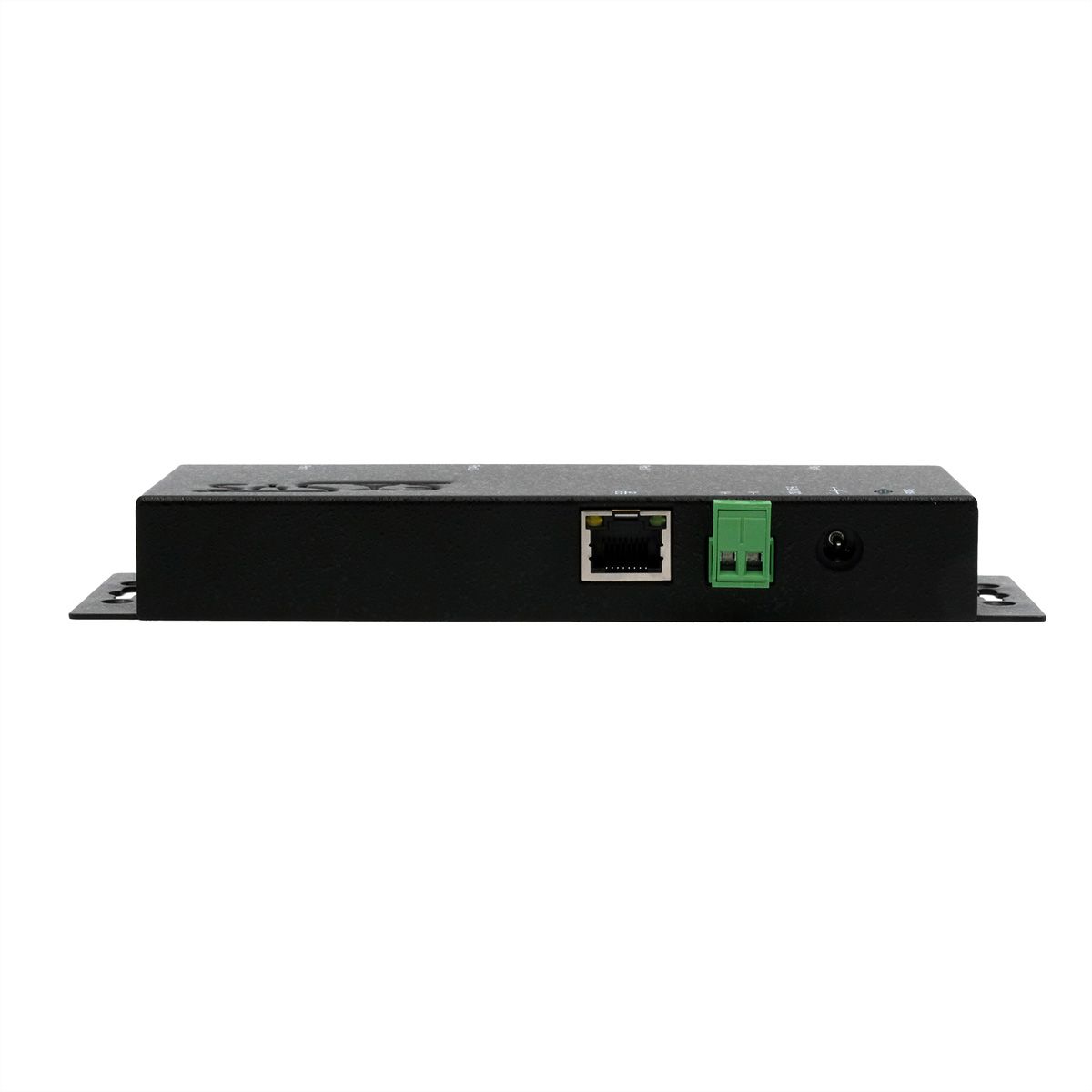 EXSYS EX-6124-2PoE Ethernet zu Seriell 4 x RS-232/422/485 mit 9 Pin Stecker PoE