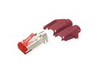 HiRose TM21 Stecker geschirmt, Tülle rot, 50 Stück