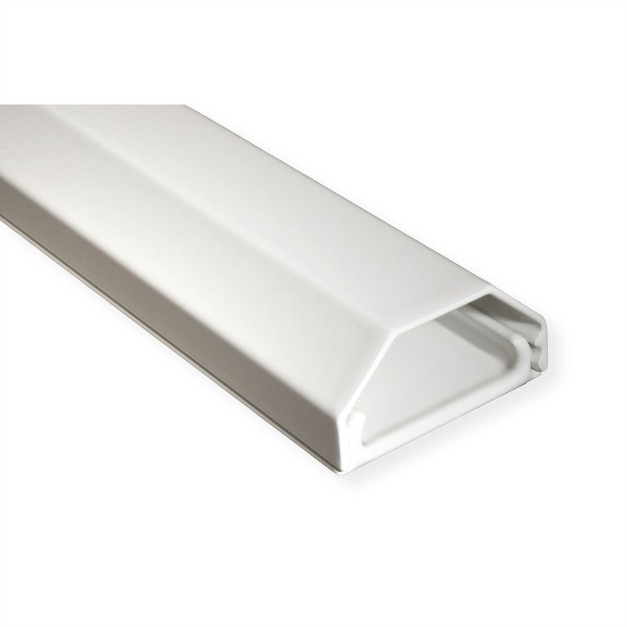 ROLINE Kabelkanal, Aluminium, 33 x 18 mm, weiß, 1,1 m