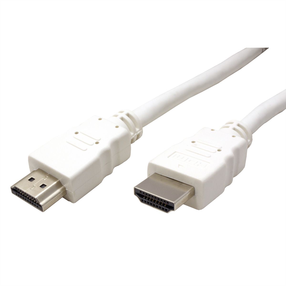 VALUE HDMI High Speed Kabel mit Ethernet, weiß, 2 m