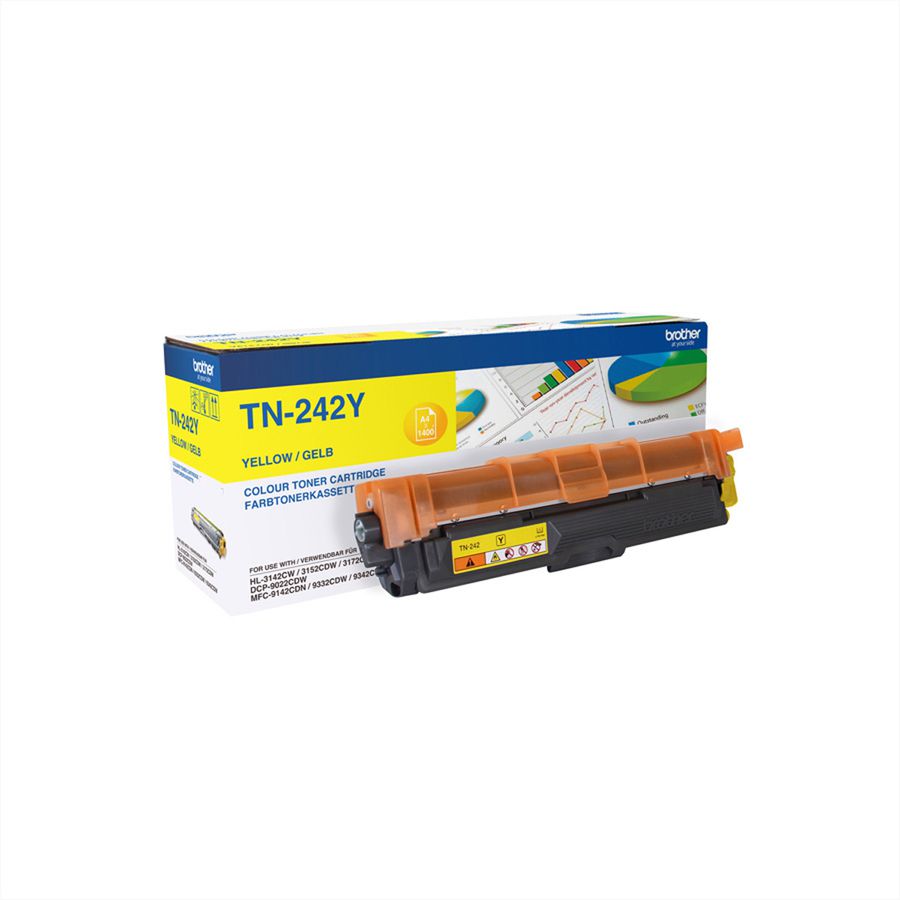 TN-242Y, BROTHER Tonercartridge, yellow für HL-3152CDW / HL-3172CDW