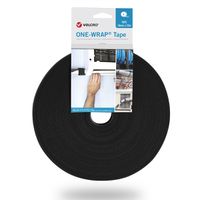 VELCRO® One Wrap® Band 30 mm breit, flammhemmend, schwarz, 25 m
