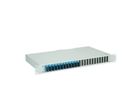 TELEGÄRTNER BASIS eco LWL-Panel mit Kupplungen & Pigtails, 12x SC Duplex, blau, OS2 PC, Grade C