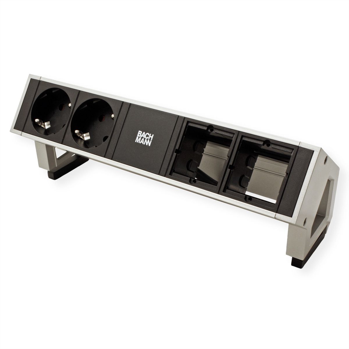 BACHMANN DESK2 2x Schutzkontakt 2x ABD GST18 Inox
