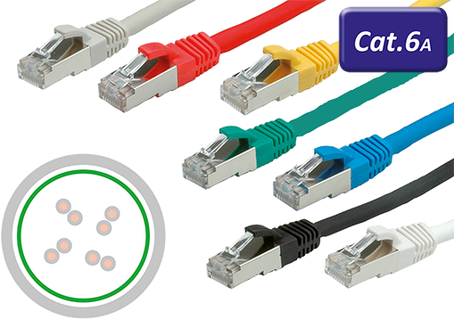 Patchkabel RJ45 Kat.6A F/UTP