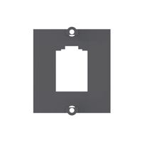 BACHMANN Rahmen für 1x METZ CONNECT CAT6, E-DAT Modul