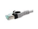 EasyLan DualBoot PushPull IP20 Patchkabel, Kat.6A (Class EA), S/FTP, grau, 1 m