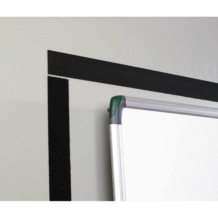VELCRO® Klettband Extra Stark Selbstklebend, Haken & Flausch 50mm x 5m Schwarz