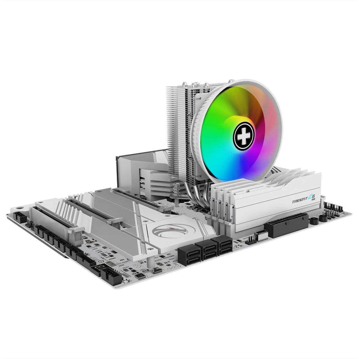 XILENCE XC249 ARGB CPU-Kühler, 120mm PWM FDB Lüfter, 150W TDP