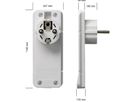 BACHMANN SmartPlug Flachstecker 1x Schutzkontakt weiß, 1.5m
