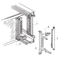 SCHROFF Codierung - TRAEGERLEISTE MIT 2 STIFTEN