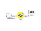 ROLINE DisplayPort v2.1 Kabel (AOC), 10K@60Hz, 54Gbit/s, UHBR13.5, ST/ST, 20 m