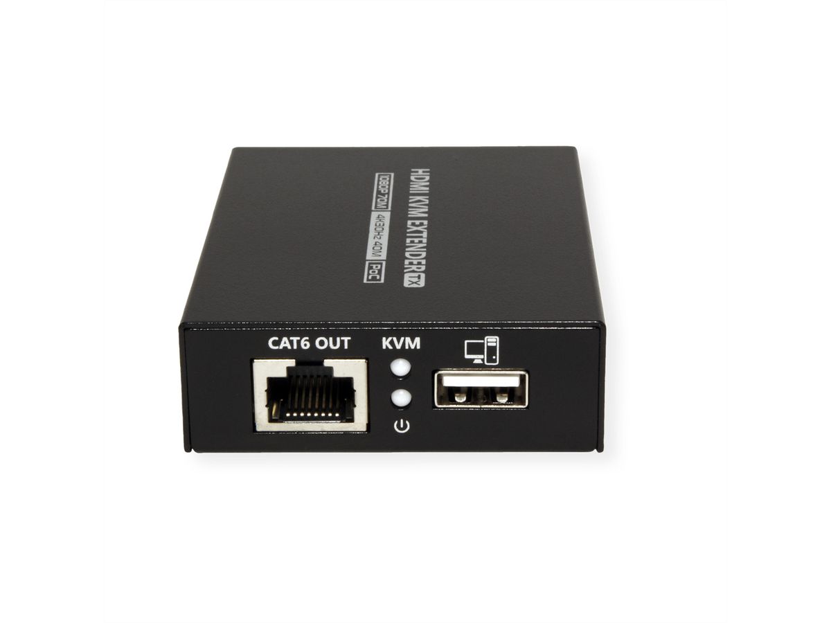 VALUE KVM Verlängerung über Kat.6/6A, HDMI 4K30, max. 40m