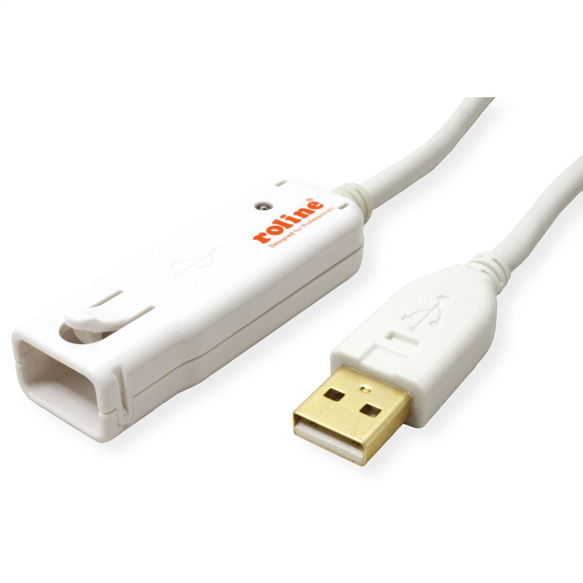 ROLINE USB 2.0 Aktives Repeater Kabel (nur für 12.04.1085), 12 m