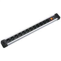 BACHMANN CONNECTUS Steckdosenleiste 9x Schutzkontakt, Kunststoff, mit Schalter, 2,0m