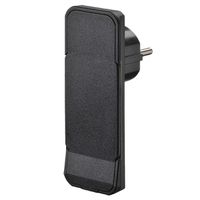 BACHMANN Flat Plug CEE7/7 schwarz, wieder anschliessbar, ohne Leitung