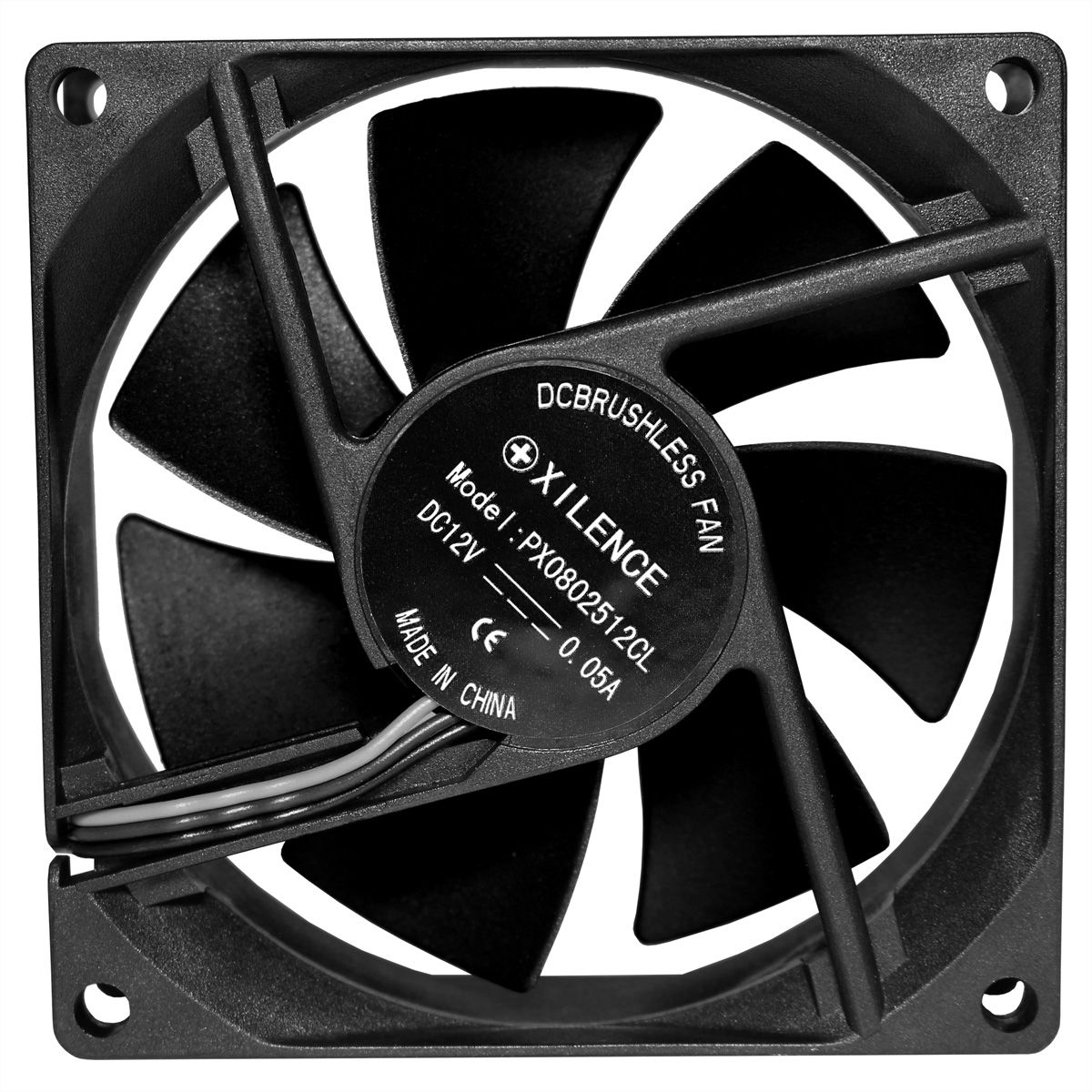 XILENCE XF137 Performance C Gehäuselüfter XPF80.B 80 mm, schwarz