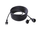 BACHMANN Extension 3G1,5mm², H07RN-F Gummi/Neopren Schutzkontakt, schwarz, 10 m