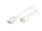 ROLINE UTP DataCenter Patchkabel Kat.6A (Class EA), LSOH, slim, weiß, 5 m