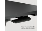 VALUE Höhenverstellbarer Schreibtischaufsatz, 800 x 400 mm, schwarz