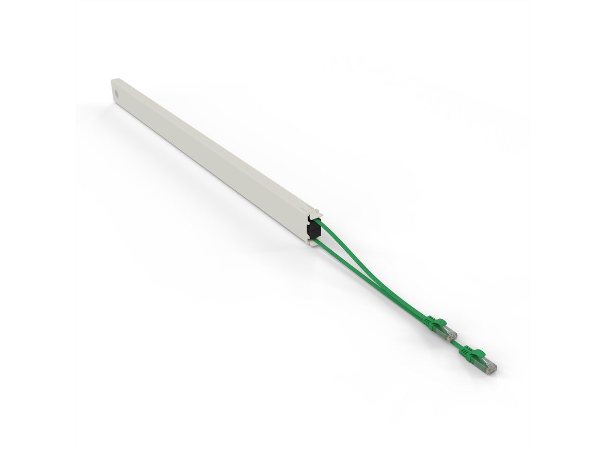 patchbox.one Kassette 46RU UTP grün Cat.6a 2,5m