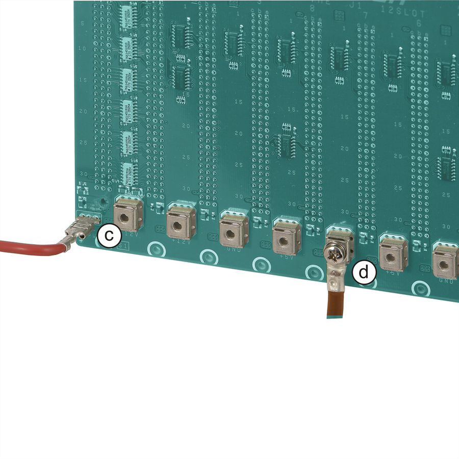 SCHROFF BUSPLATINE 5SLOT VME J2 SMD