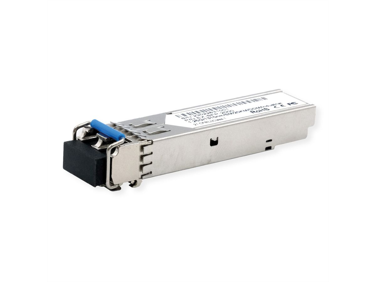 EXSYS EX-SFP-2000 SFP Transceiver LC Duplex Singlemode 20km  -40°C bis 85°C