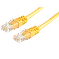 VALUE Patchkabel Cat.6 (Class E) UTP, gelb, 0,5 m