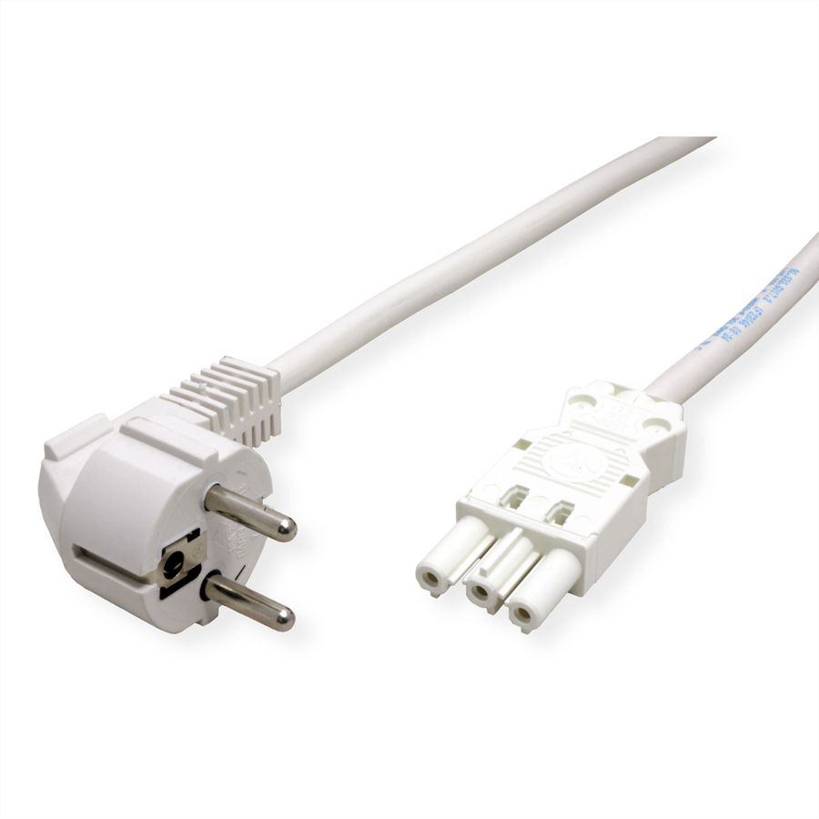 SCHROFF Netzanschlussltg, Schutzkontakt/UTE-Stecker-Wieland-Buchse