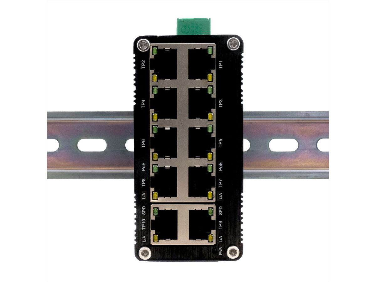 EX-62025PoE 10-Port Industrial PoE Switch mini unmanaged