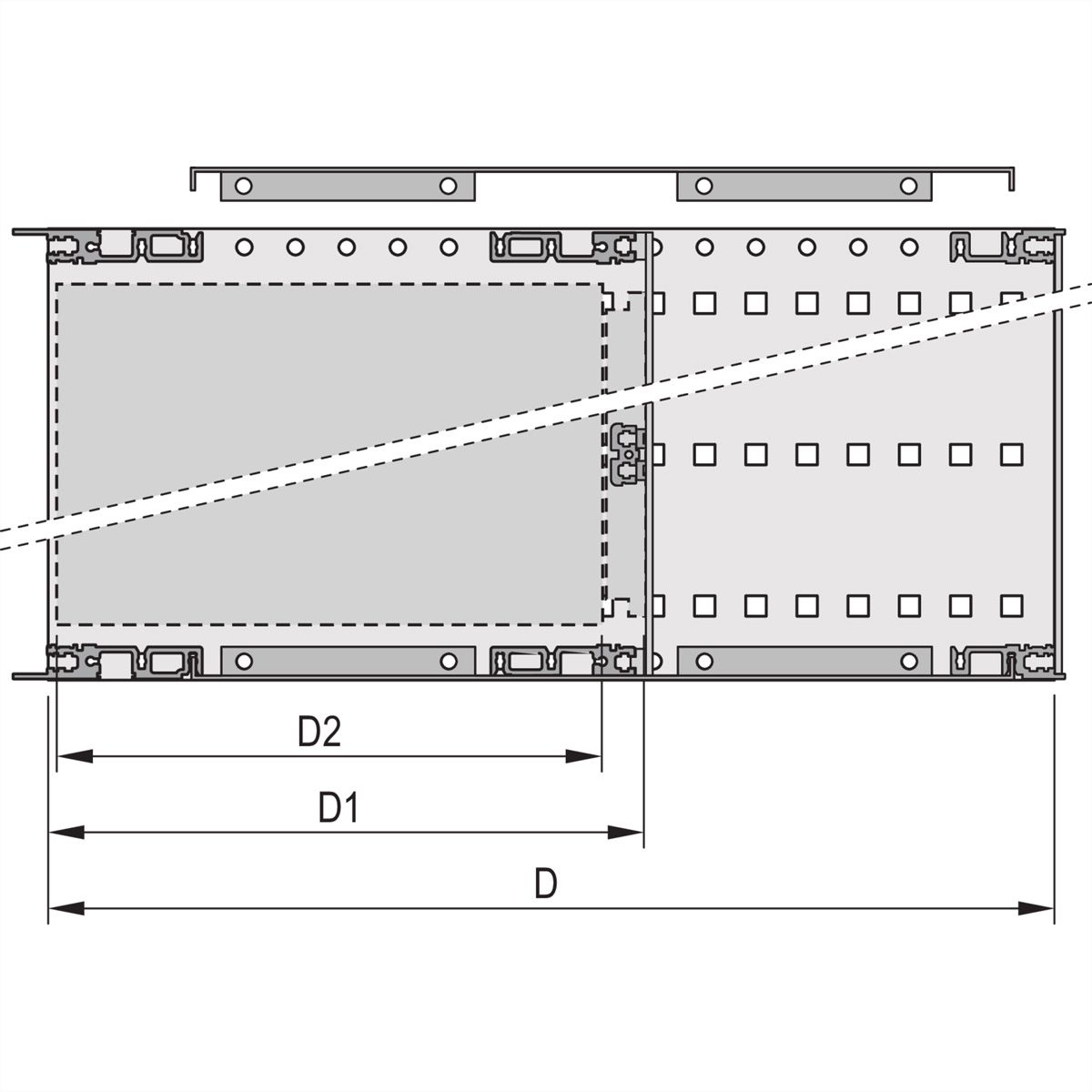 SCHROFF ABDECKBL.R 84TE 277,75T(2ST)
