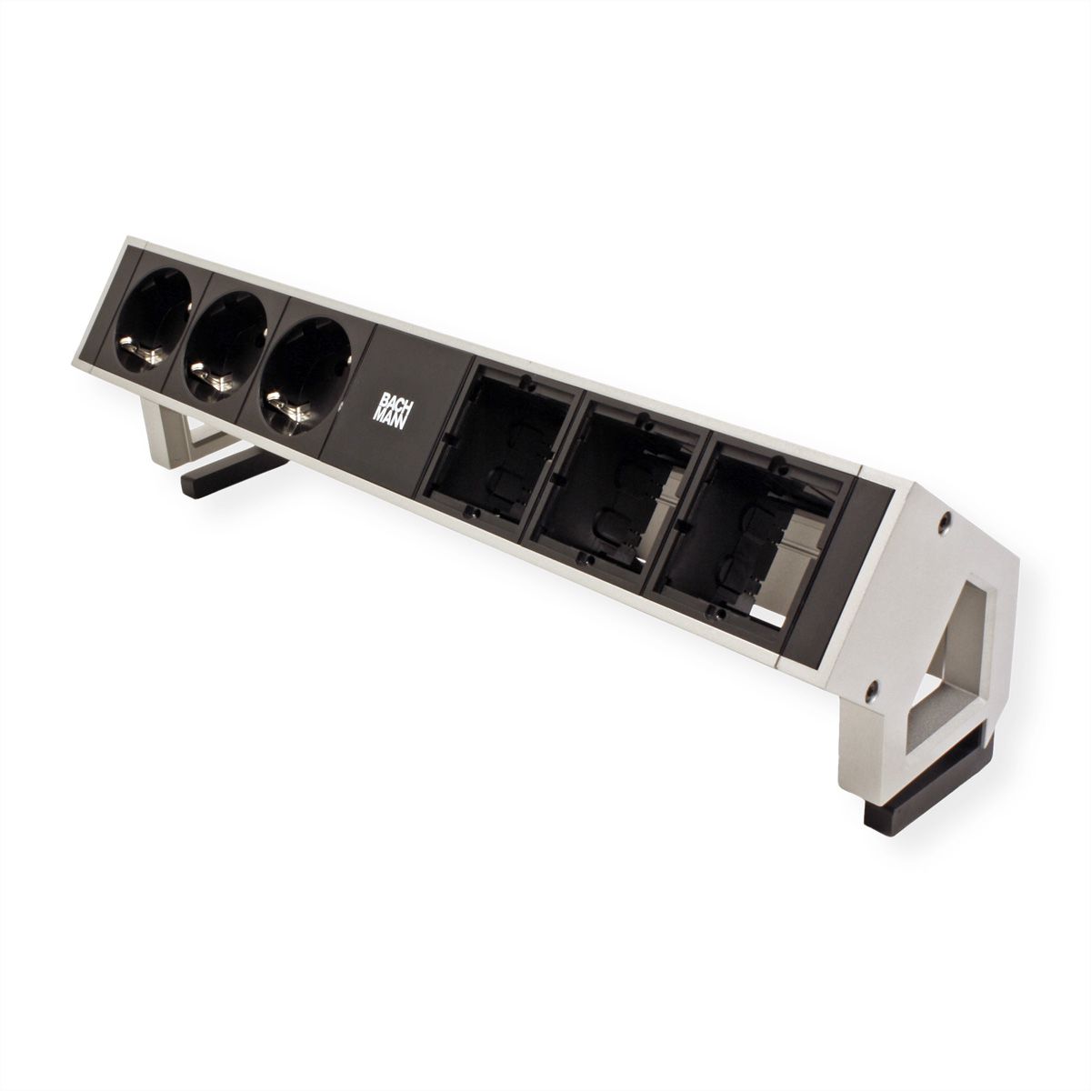 BACHMANN DESK2 3x Schutzkontakt 3x ABD GST18 Inox