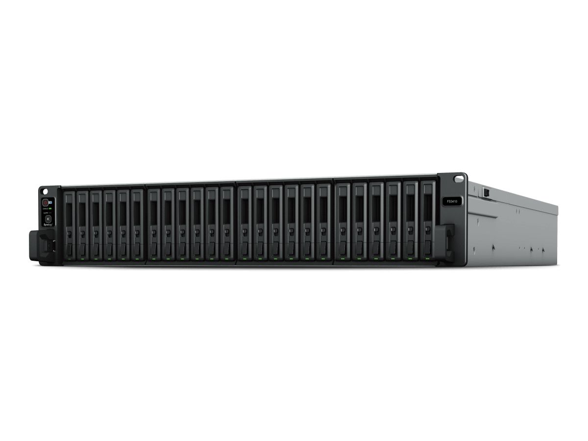 Synology FlashStation FS3410 NAS & Speicherserver Rack (2U) Eingebauter Ethernet-Anschluss Schwarz D-1541
