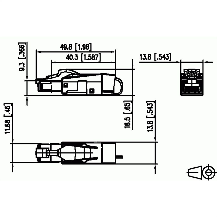 METZ CONNECT C6A RJ45 field plug pro