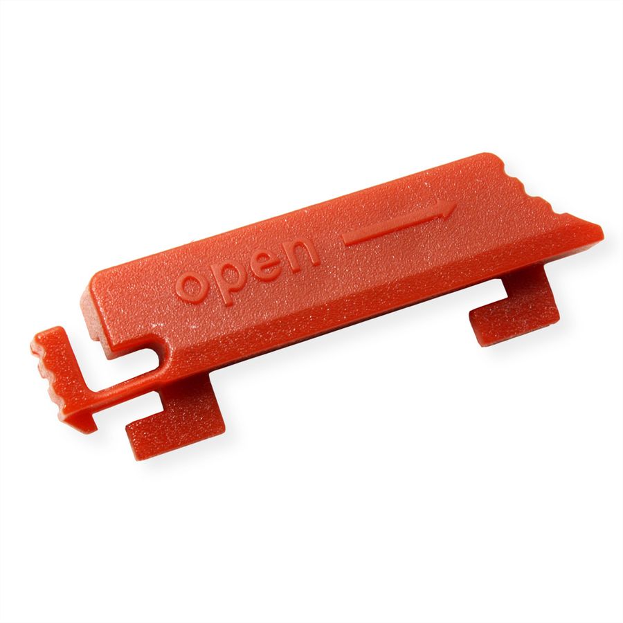 BACHMANN PDU Verriegelungs Clips, für C13 Buchsen, 12er Set, rot