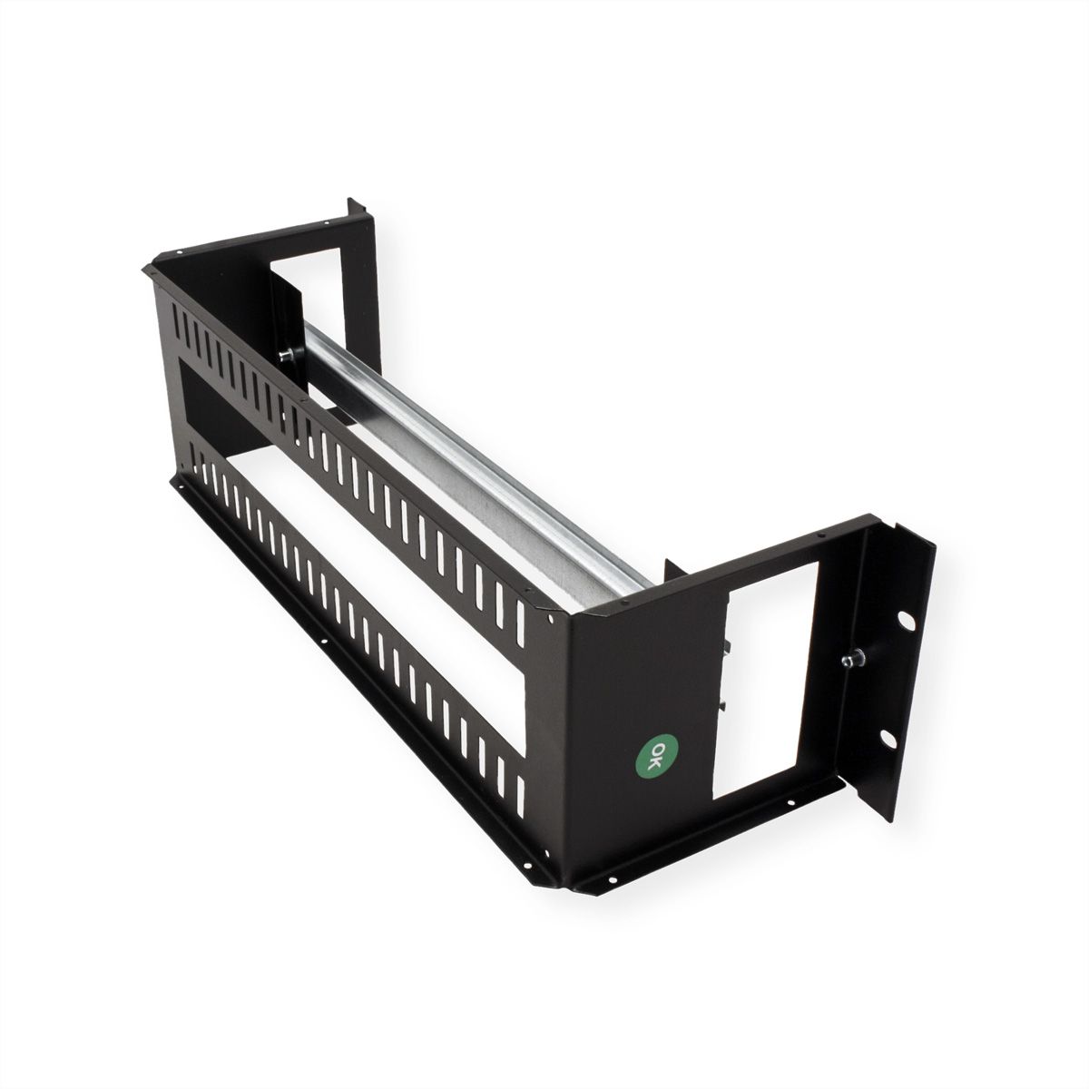 ROLINE 19-Zoll Hutschienenträger 3 HE, 133x482x123 HxBxT