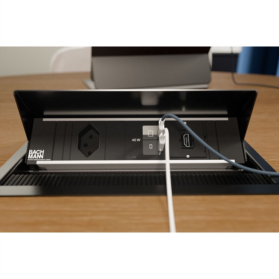BACHMANN Keystone 4K HDMI 2.0 UHD Kupplung, Buchse-Buchse schwarz