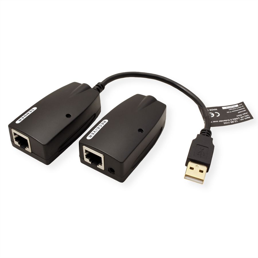 VALUE USB 2.0 Verlängerung über RJ45, max. 50m