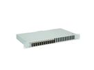 TELEGÄRTNER BASIS eco LWL-Panel mit Kupplungen, 12x SC Duplex, beige, OM2