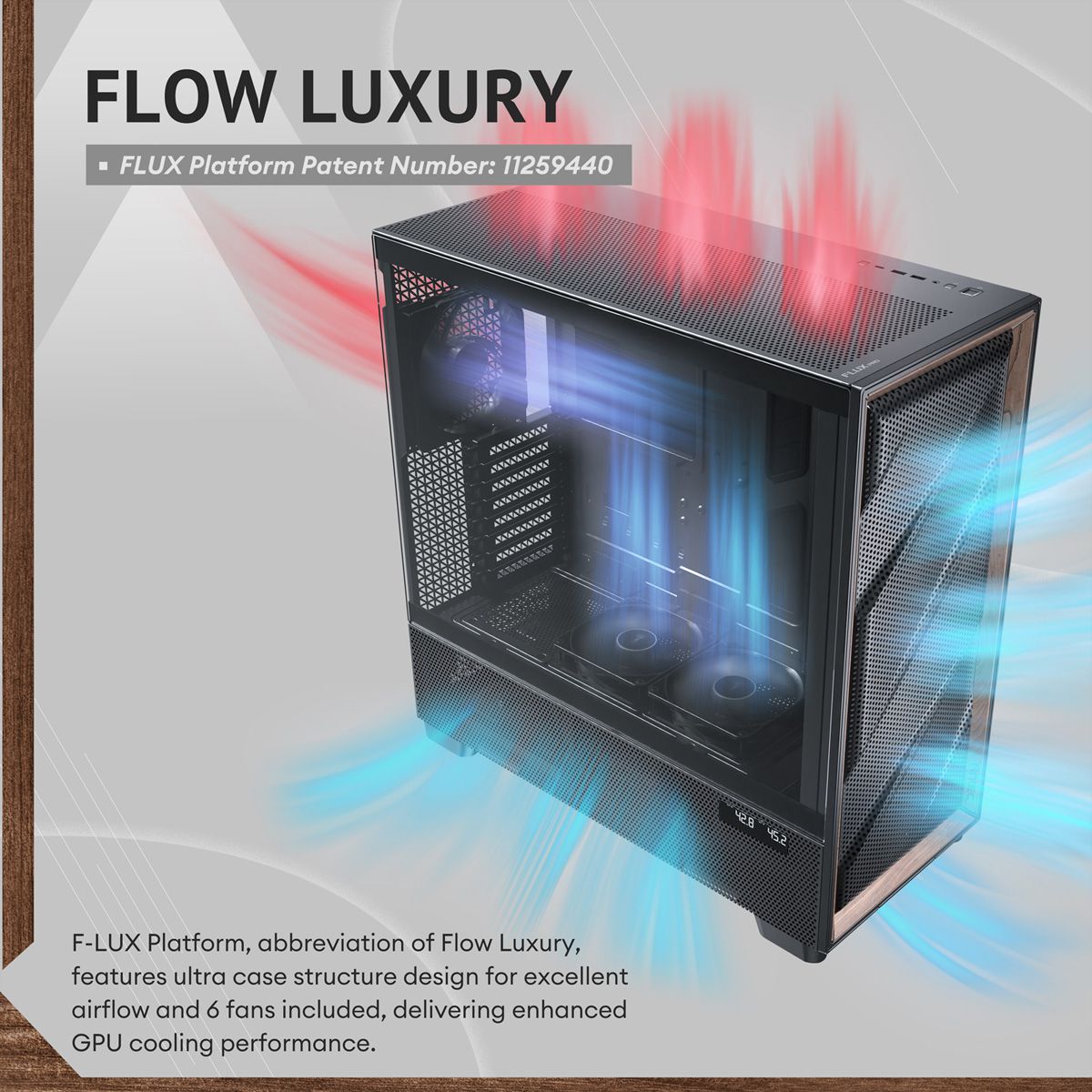 ANTEC FLUX PRO EUV PC Gehäuse Big / Full Tower ATX, schwarz