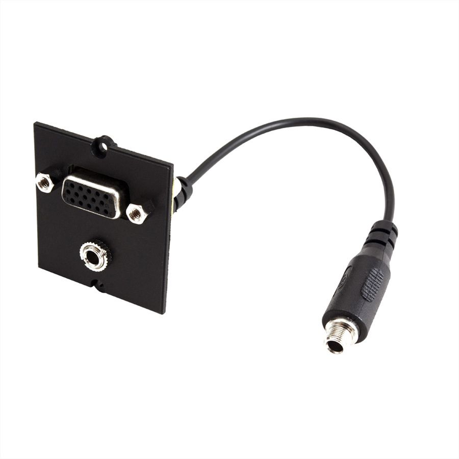 BACHMANN Custom Modul 1x VGA+ Audio 3.5 mm Stereo, schwarz
